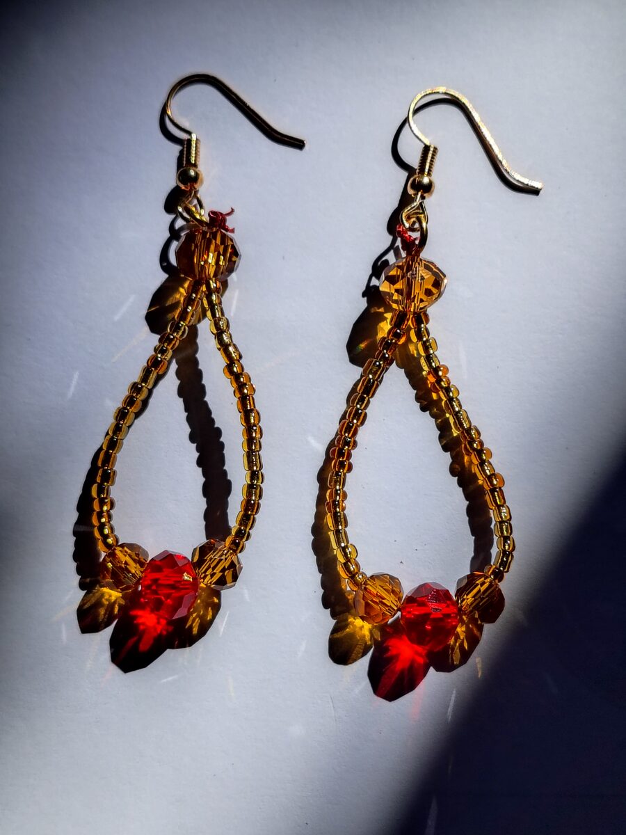 Aretes artesanales Dorba Creaciones